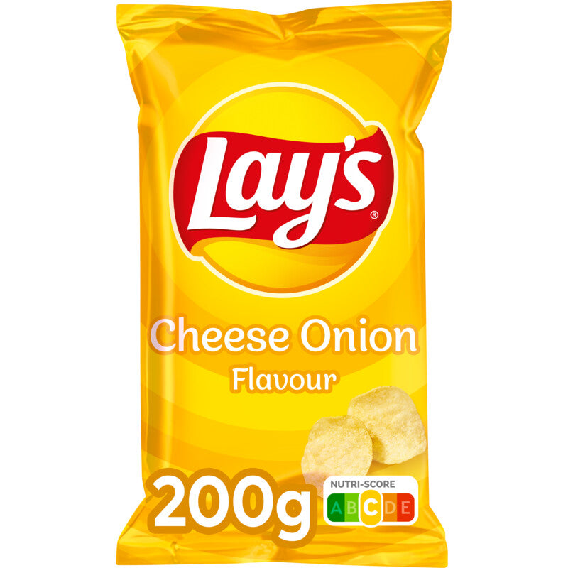 Lay's Cheese onion 200 gram - Nachtbezorging mogelijk