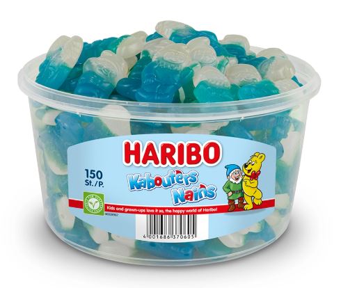 Haribo Kabouters - 150 stuks - 1350g - Nachtbezorging mogelijk