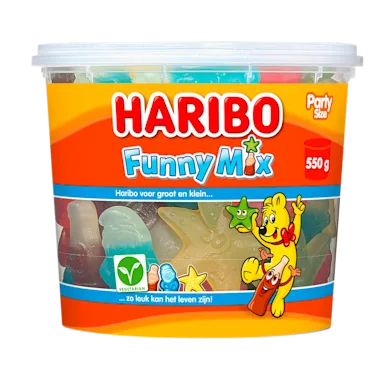 Haribo Funny Mix 550 gram - Nachtbezorging mogelijk