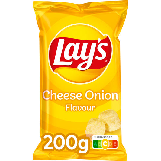 Lay's Cheese onion 200 gram - Nachtbezorging mogelijk