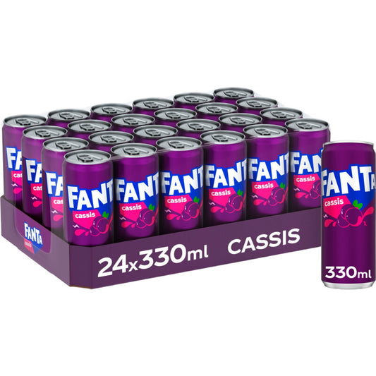 Fanta Cassis tray (24 stuks x 0,33l ) - Nachtbezorging mogelijk