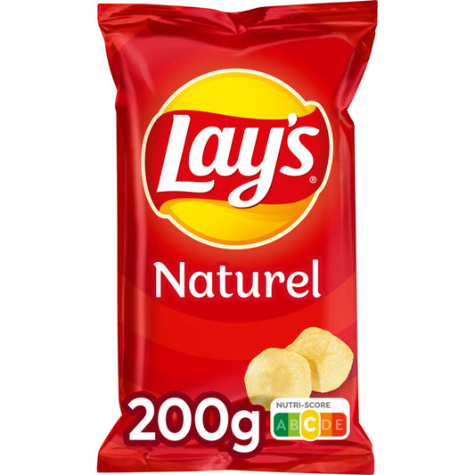 Lay's Naturel 200 gram - Nachtbezorging mogelijk