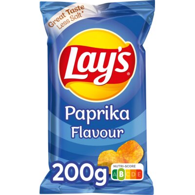 Lay's Paprika 200 gram - Nachtbezorging mogelijk